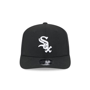 Chicago White Sox New Era 9SEVENTY Stretch Snap MLB Trucker Cap in Schwarz mit Logo vorn