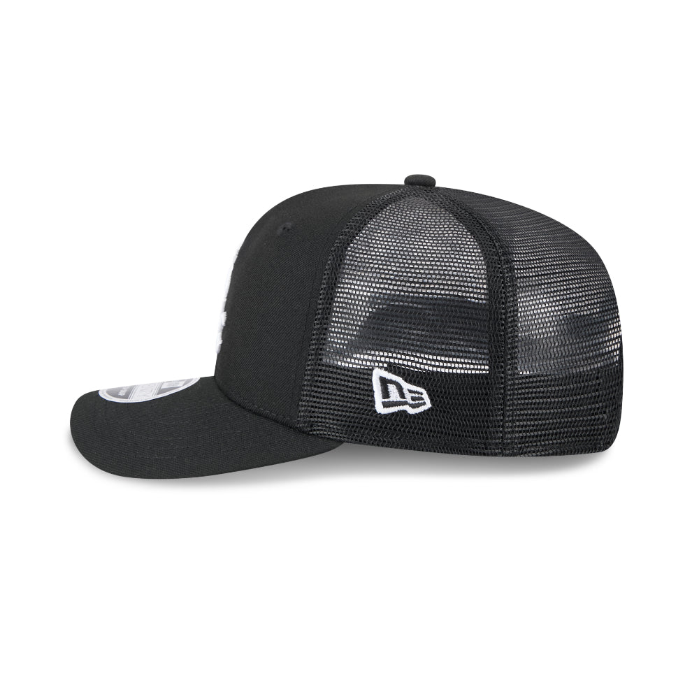 Chicago White Sox New Era 9SEVENTY Stretch-Snap MLB Trucker-Cap in Schwarz, Seitenansicht