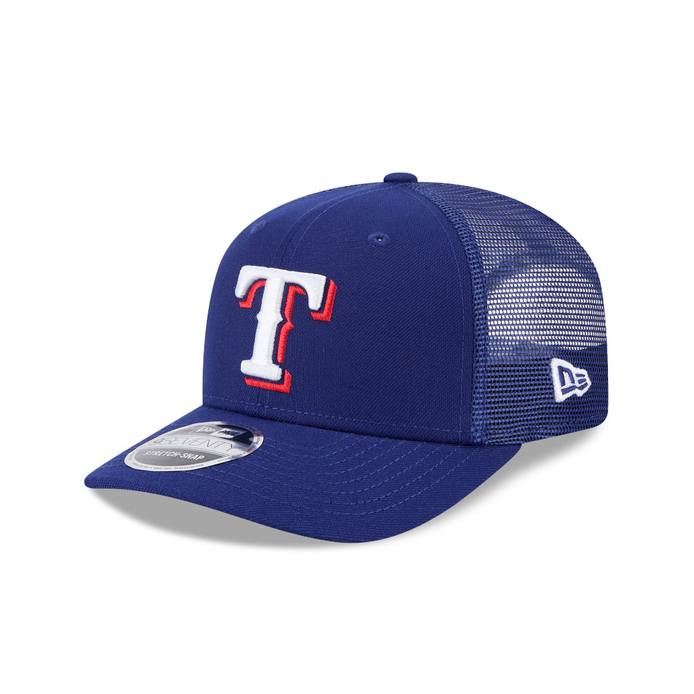 Texas Rangers New Era 9SEVENTY Stretch Snap MLB Trucker Cap Blau - STADIUMDREAMS