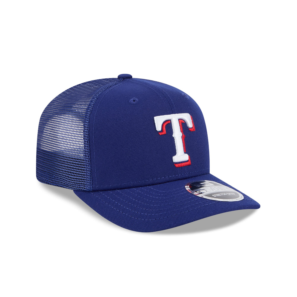 Texas Rangers New Era 9SEVENTY Stretch Snap MLB Trucker Cap Blau - STADIUMDREAMS