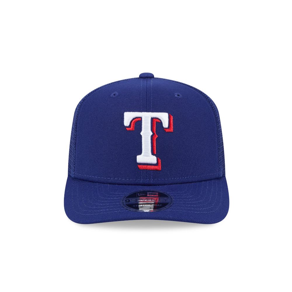 Texas Rangers New Era 9SEVENTY Stretch Snap MLB Trucker Cap Blau - STADIUMDREAMS