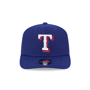 Texas Rangers New Era 9SEVENTY Stretch Snap MLB Trucker Cap Blau - STADIUMDREAMS