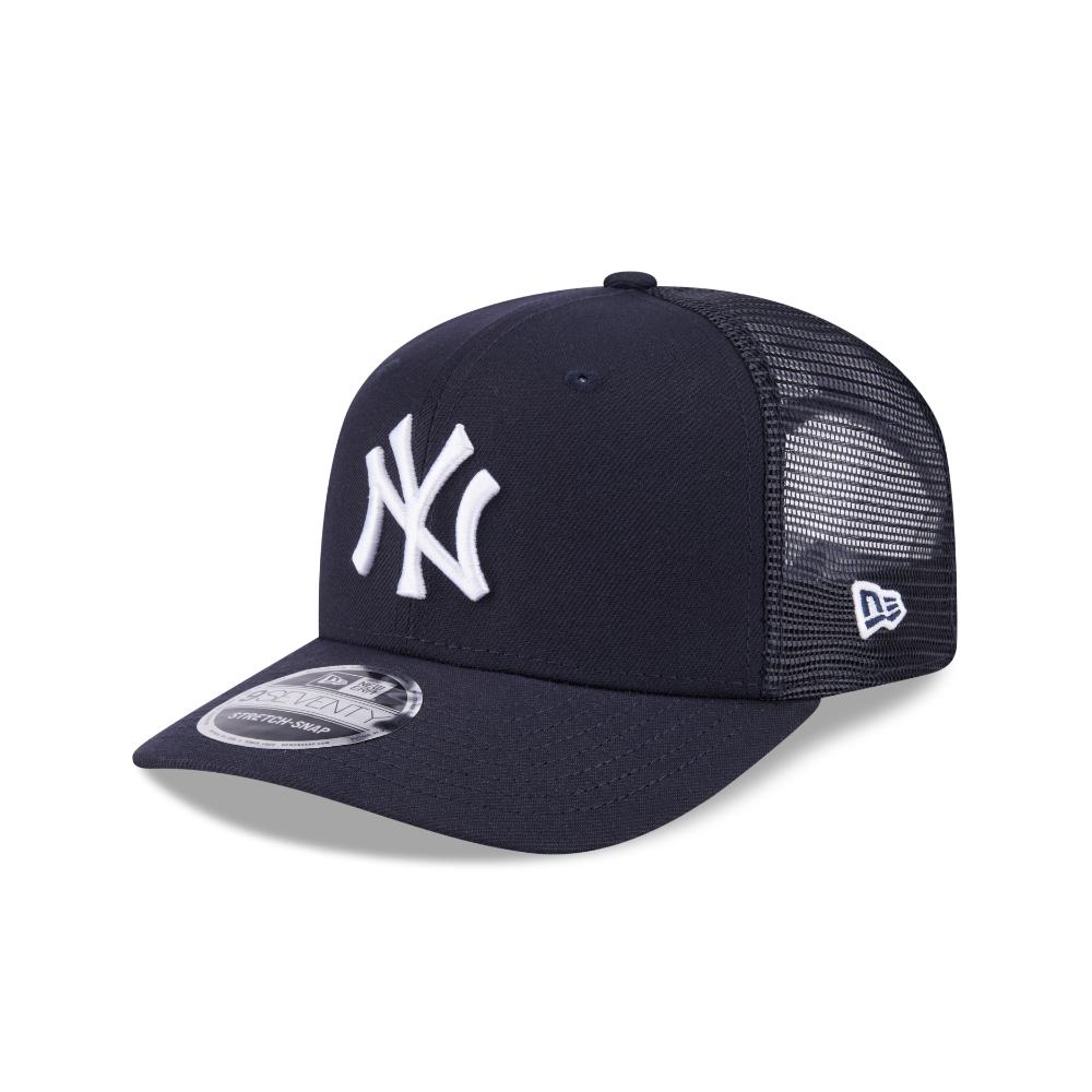 New York Yankees New Era 9SEVENTY Stretch Snap MLB Trucker Cap Navy Blau - STADIUMDREAMS