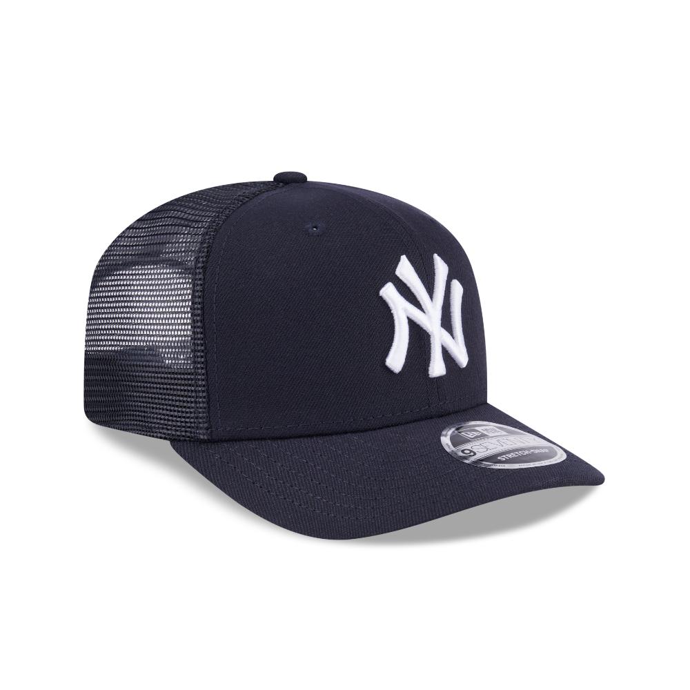 New York Yankees New Era 9SEVENTY Stretch Snap MLB Trucker Cap Navy Blau - STADIUMDREAMS