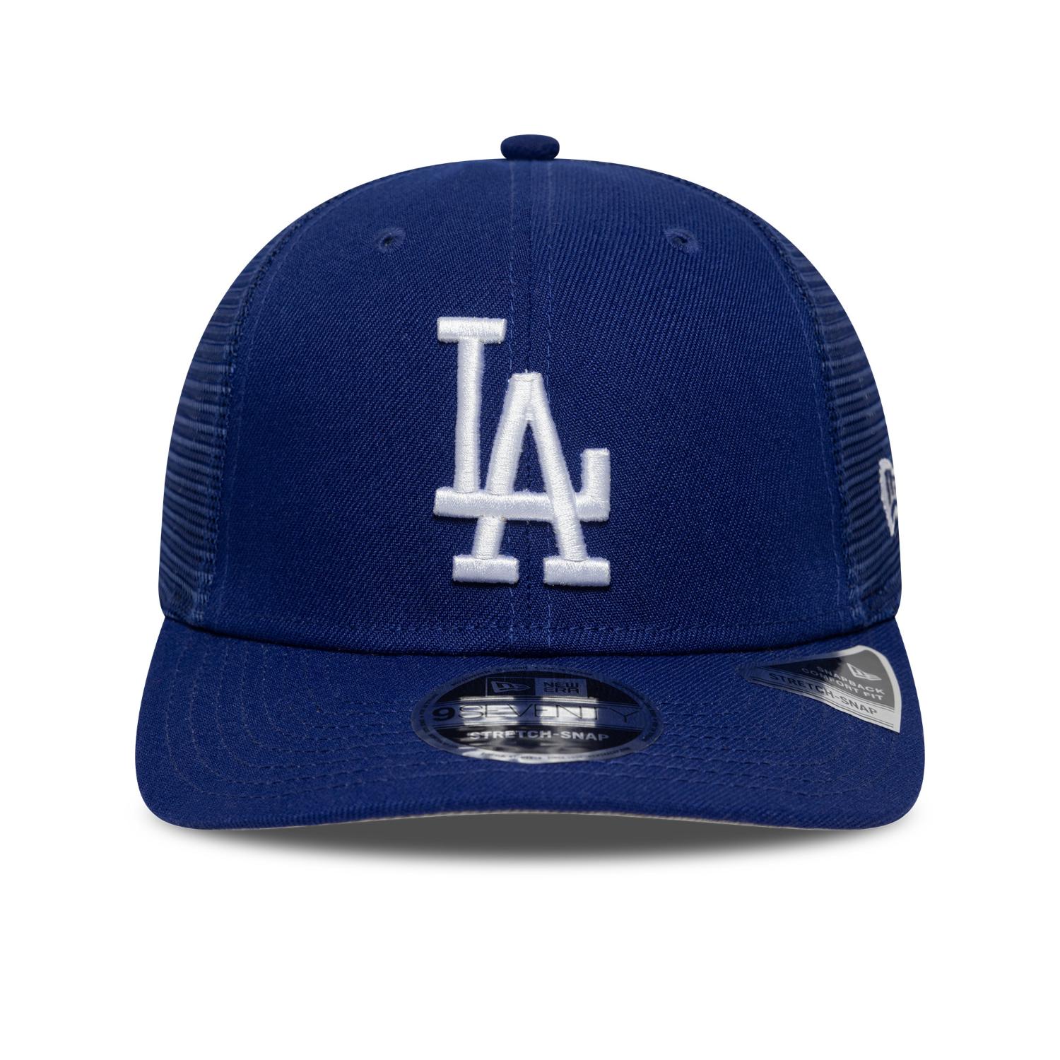 Los Angeles Dodgers New Era OTC 9SEVENTY Trucker Stretch Snap MLB Cap Blau