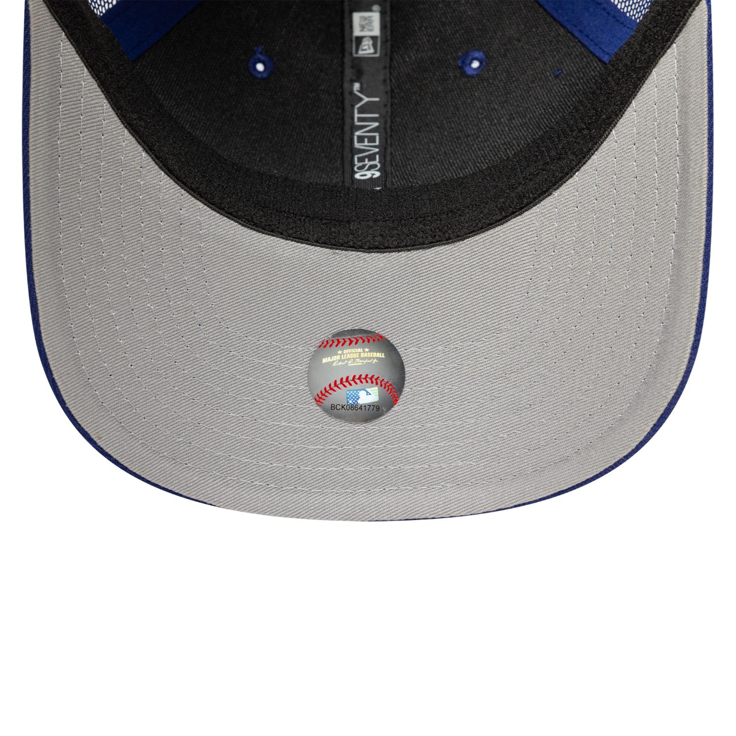 Los Angeles Dodgers New Era OTC 9SEVENTY Trucker Stretch Snap MLB Cap Blau