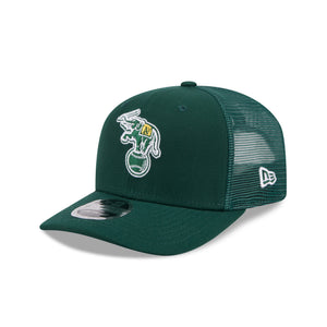 Oakland Athletics New Era 9SEVENTY Stretch Snap MLB Cooperstown Trucker Cap Grün - STADIUMDREAMS