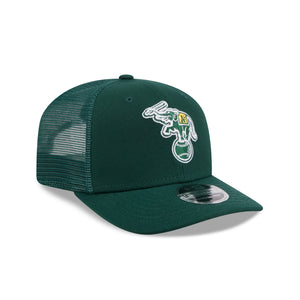 Oakland Athletics New Era 9SEVENTY Stretch Snap MLB Cooperstown Trucker Cap Grün - STADIUMDREAMS