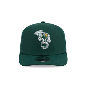 Oakland Athletics New Era 9SEVENTY Stretch Snap MLB Cooperstown Trucker Cap Grün - STADIUMDREAMS