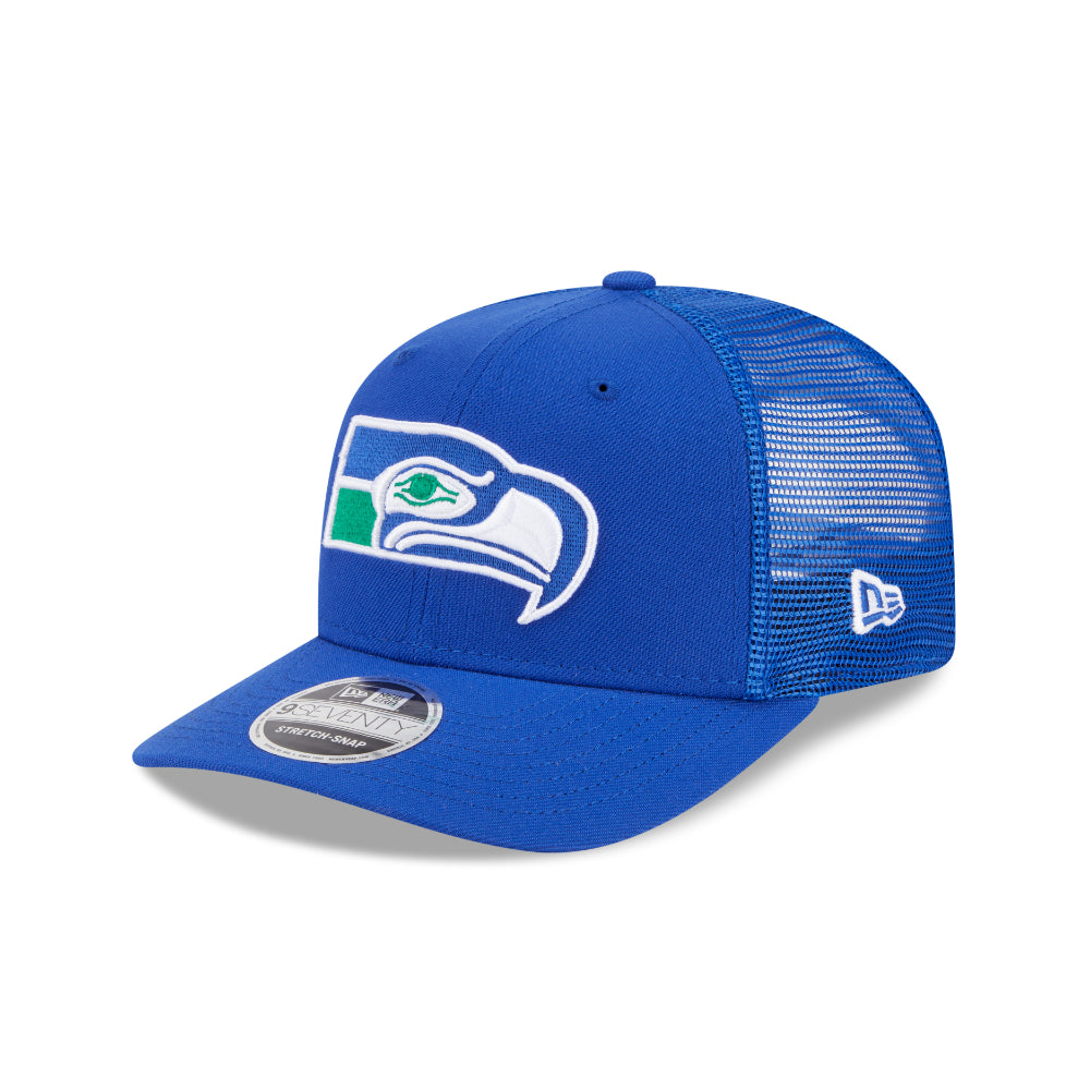 Seattle Seahawks New Era 9SEVENTY Stretch-Snap NFL-Truckercap in Blau