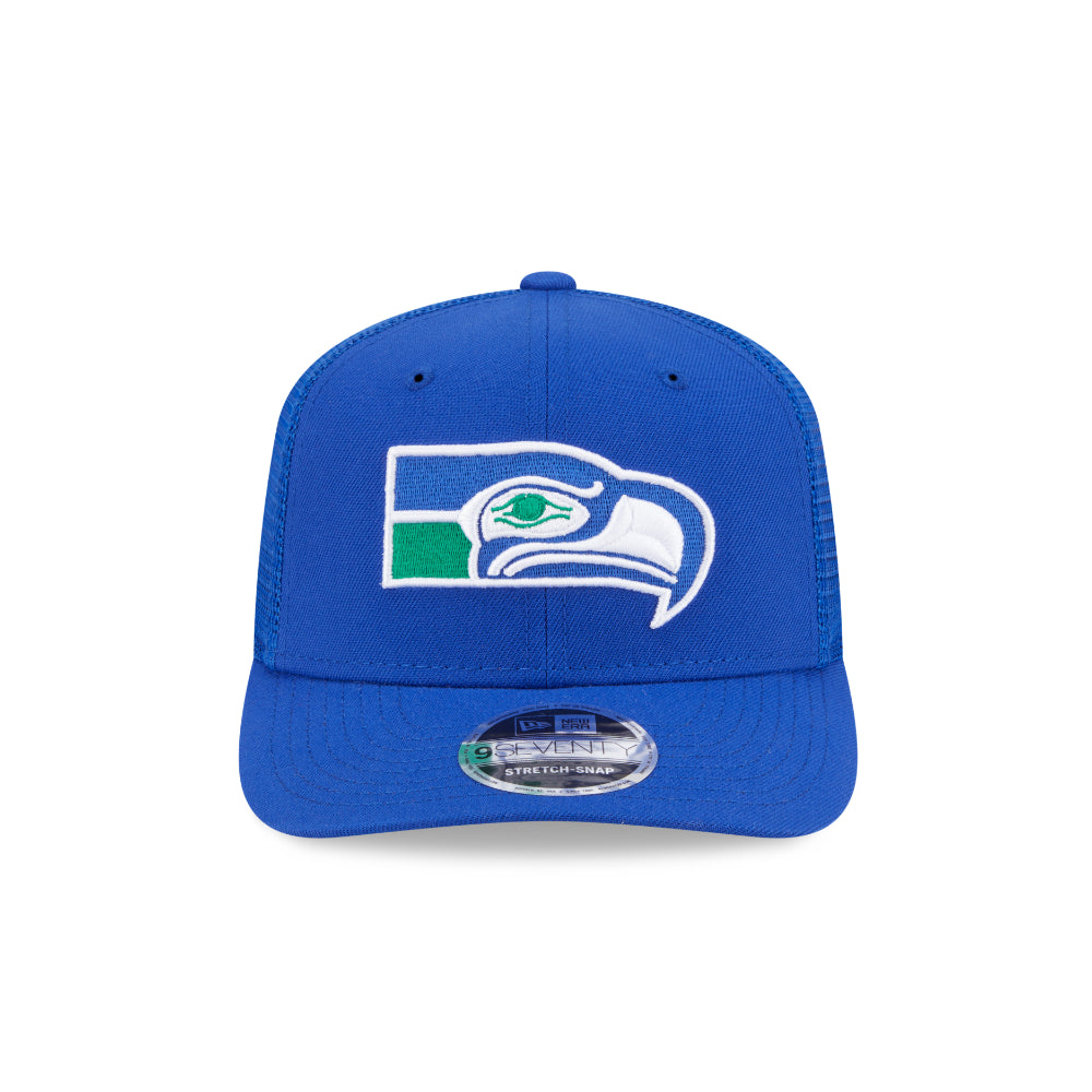 Seattle Seahawks New Era 9SEVENTY Stretch-Snap NFL-Truckercap in Blau
