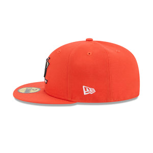 Anaheim Ducks New Era 59FIFTY Fitted NHL Cap in Schwarz mit gesticktem Teamlogo an der Seite