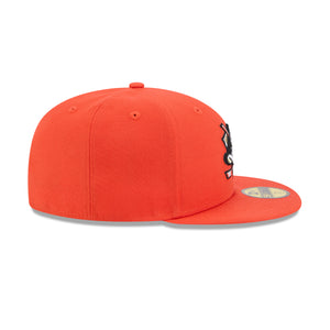 Anaheim Ducks New Era 59FIFTY Fitted NHL Cap in Schwarz mit gesticktem Teamlogo an der Seite