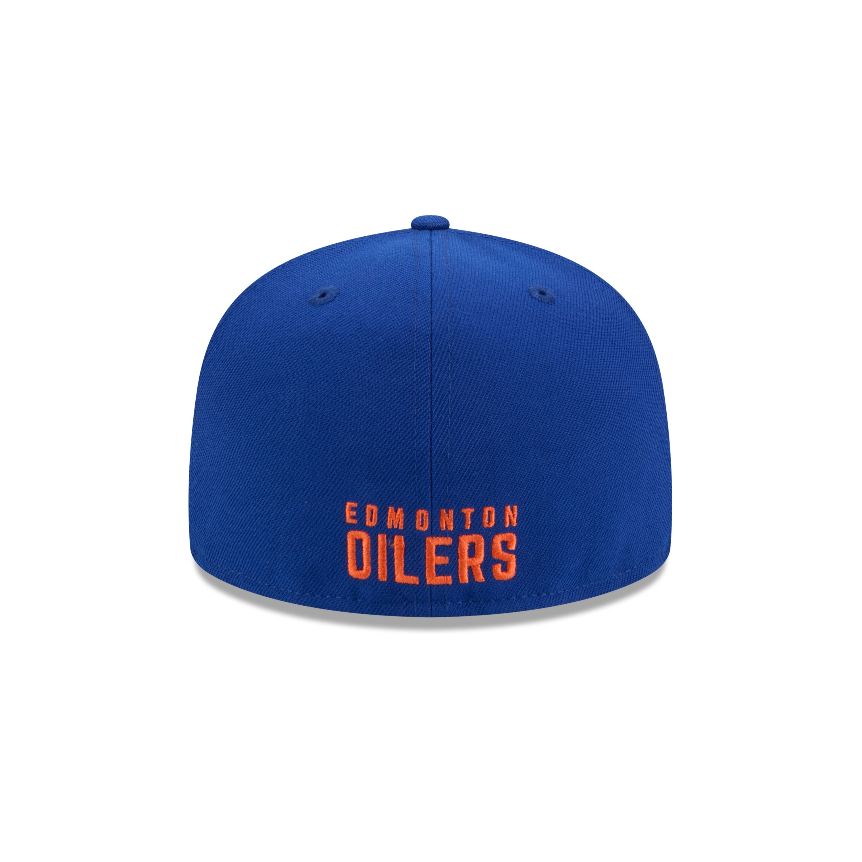 Edmonton Oilers New Era 59FIFTY Fitted NHL Cap in Blau, Frontansicht