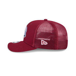 Colorado Avalanche New Era 9SEVENTY Stretch Snap NHL Trucker Cap in Rot, Seitenansicht