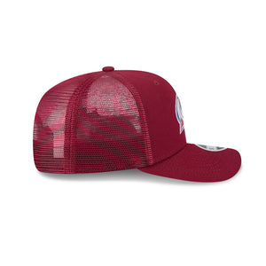 Colorado Avalanche New Era 9SEVENTY Stretch-Snap NHL-Truckercap in Rot, Seitenansicht