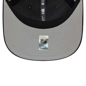Boston Bruins New Era 9SEVENTY Stretch Snap NHL Trucker Cap in Schwarz, Frontansicht