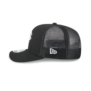 Pittsburgh Penguins New Era 9SEVENTY Stretch-Snap NHL-Trucker-Cap in Schwarz, Seitenansicht
