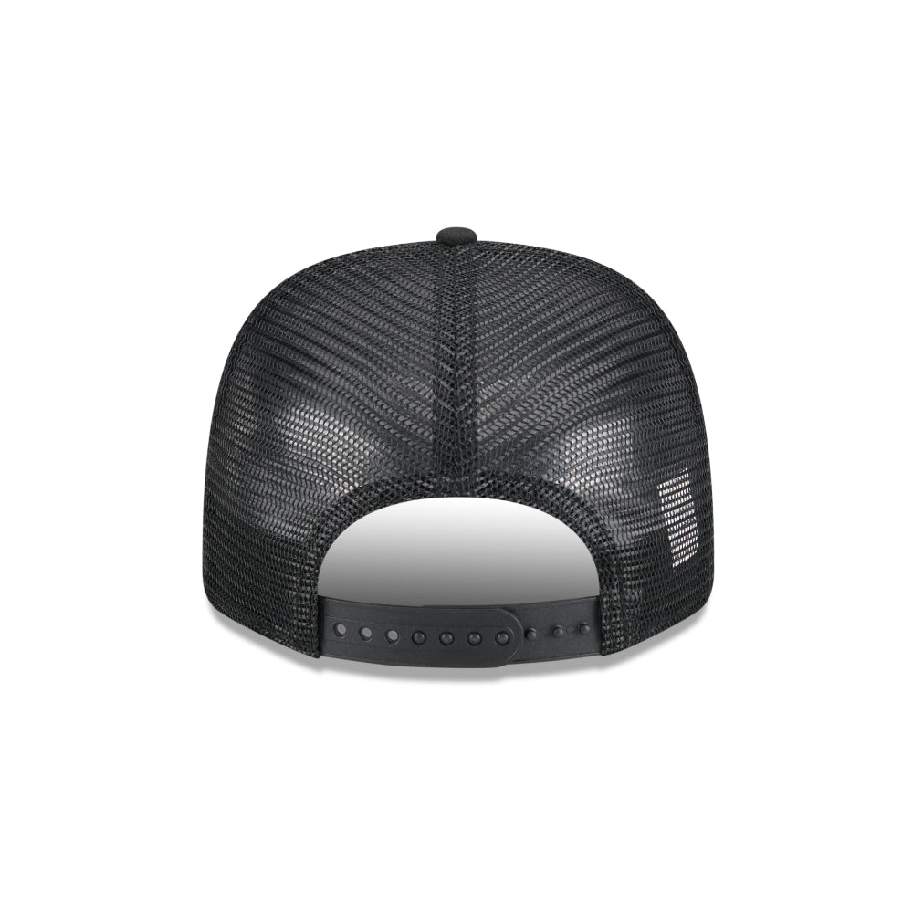 Pittsburgh Penguins NEW ERA 9SEVENTY Stretch-Snap NHL-Trucker-Cap in Schwarz, Frontansicht