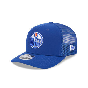 Edmonton Oilers New Era 9SEVENTY Stretch Snap NHL Trucker Cap Blau - STADIUMDREAMS