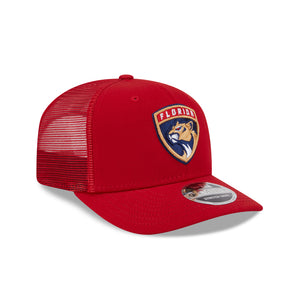 Florida Panthers New Era 9SEVENTY Stretch Snap NHL Trucker Cap Rot - STADIUMDREAMS