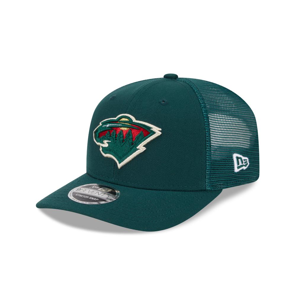 Minnesota Wild New Era 9SEVENTY Stretch Snap NHL Trucker Cap Grün - STADIUMDREAMS