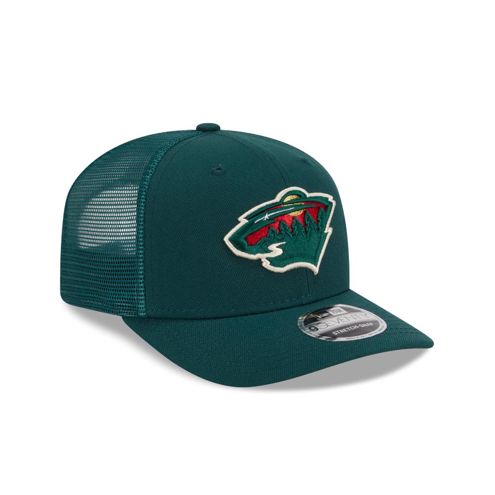 Minnesota Wild New Era 9SEVENTY Stretch Snap NHL Trucker Cap Grün - STADIUMDREAMS