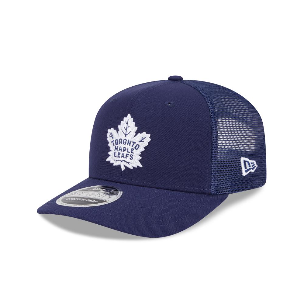 Toronto Maple Leafs New Era 9SEVENTY Stretch Snap NHL Trucker Cap Navy Blau - STADIUMDREAMS