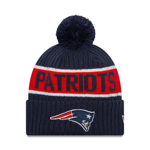 New England Patriots 2024 NFL London Games New Era Beanie Mütze Navy - STADIUMDREAMS