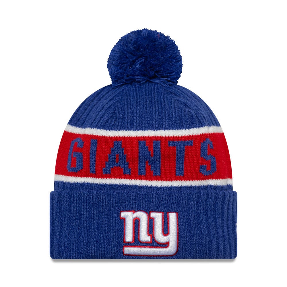 New York Giants 2024 NFL Munich Game New Era Beanie Mütze Blau - STADIUMDREAMS