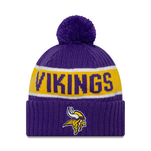 Minnesota Vikings 2024 NFL London Games New Era Beanie Mütze Lila - STADIUMDREAMS