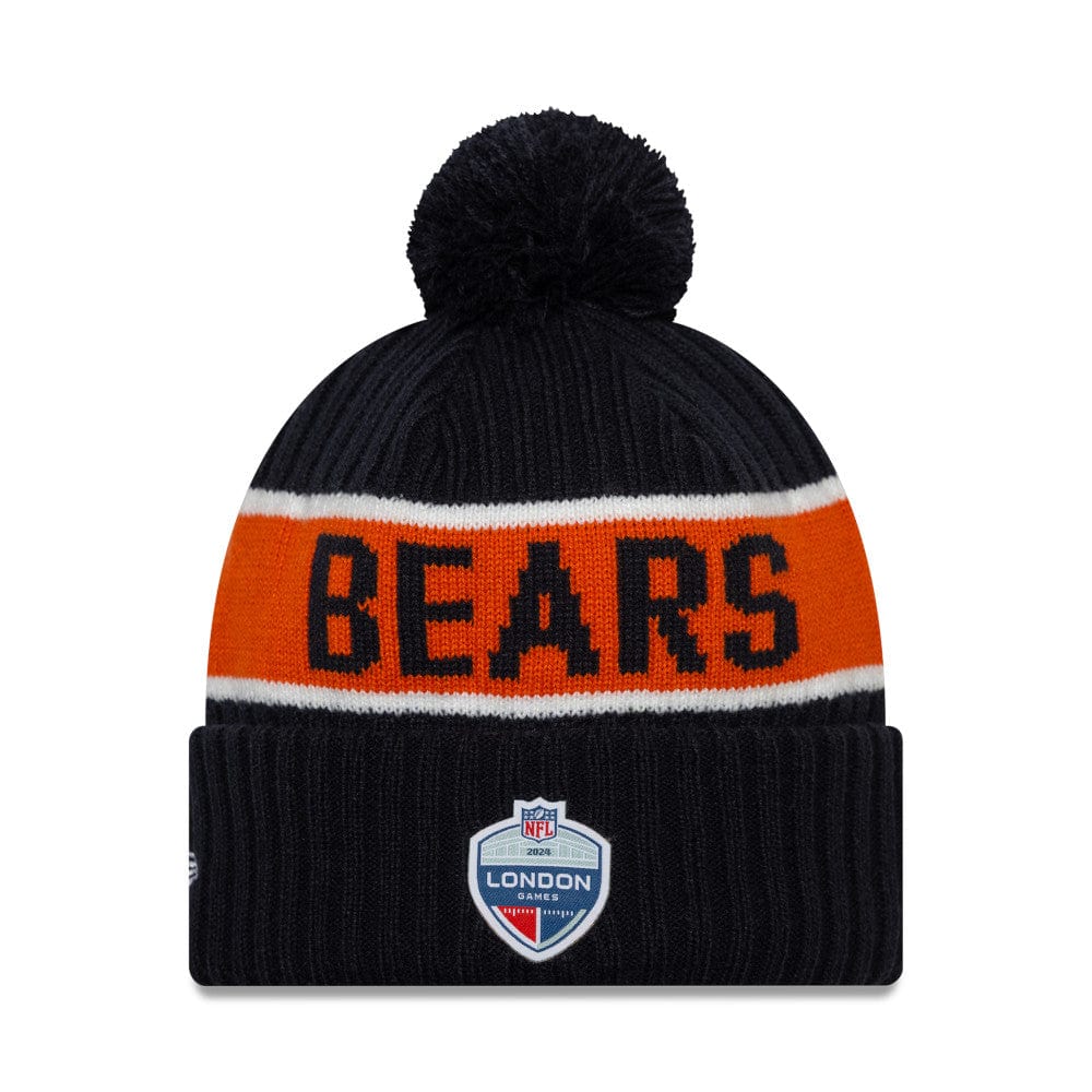 Chicago Bears 2024 NFL London Games New Era Beanie Mütze Navy - STADIUMDREAMS