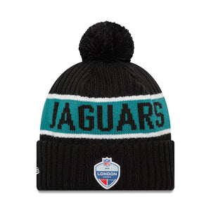 Jacksonville Jaguars 2024 NFL London Games New Era Beanie Mütze Schwarz - STADIUMDREAMS