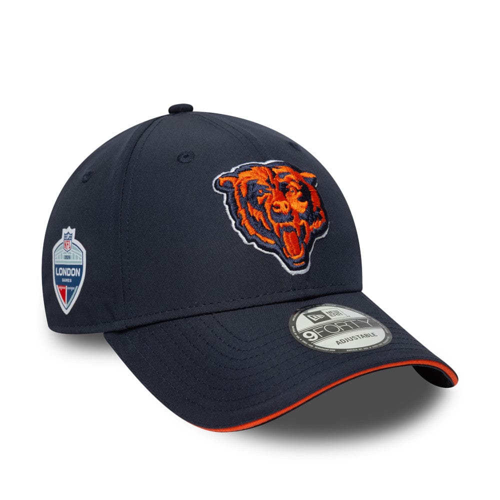 Chicago Bears 2024 NFL London Games New Era 9Forty Cap Navy - STADIUMDREAMS