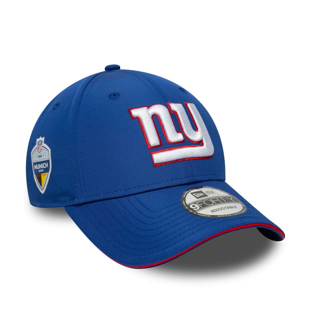 New York Giants 2024 NFL Munich Game New Era 9FORTY Cap Blau - STADIUMDREAMS