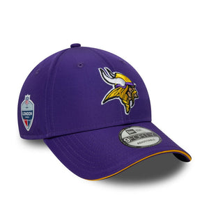 Minnesota Vikings 2024 NFL London Games New Era 9Forty Cap Lila - STADIUMDREAMS