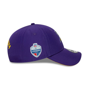 Minnesota Vikings 2024 NFL London Games New Era 9Forty Cap Lila - STADIUMDREAMS