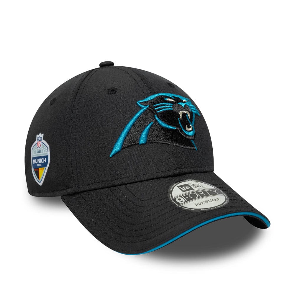 Carolina Panthers 2024 NFL Munich Game New Era 9FORTY Cap Schwarz - STADIUMDREAMS