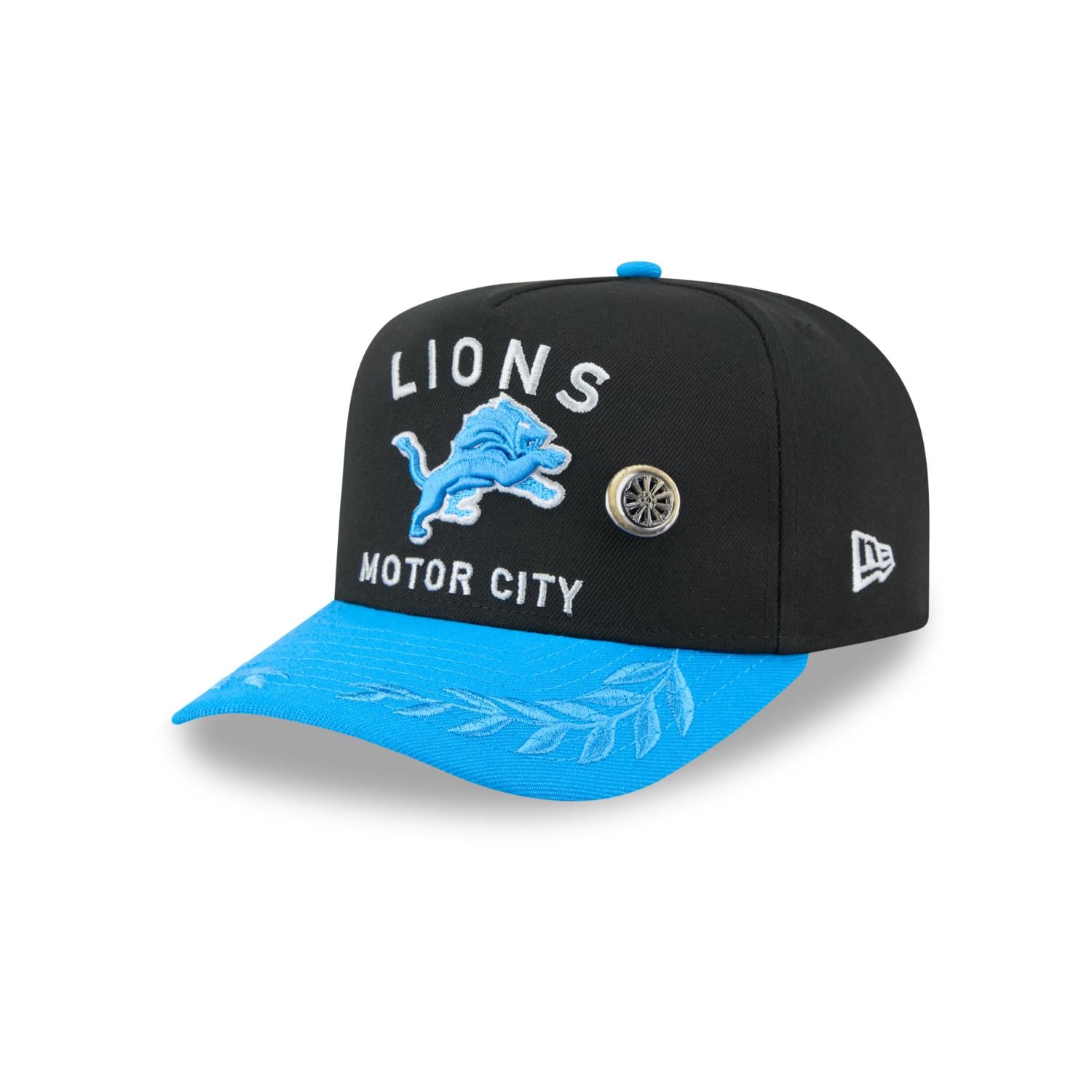 Detroit Lions New Era 2025 NFL Draft 59FIFTY A-FRAME Cap Schwarz