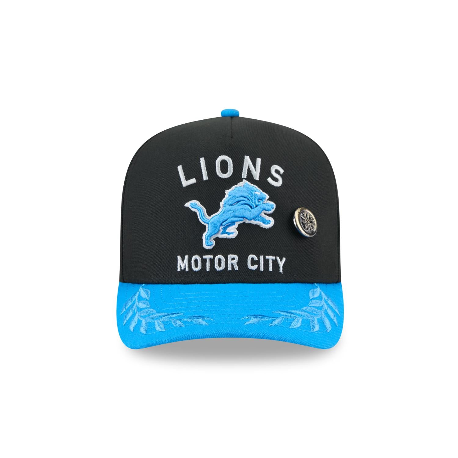 Detroit Lions New Era 2025 NFL Draft 59FIFTY A-FRAME Cap Schwarz