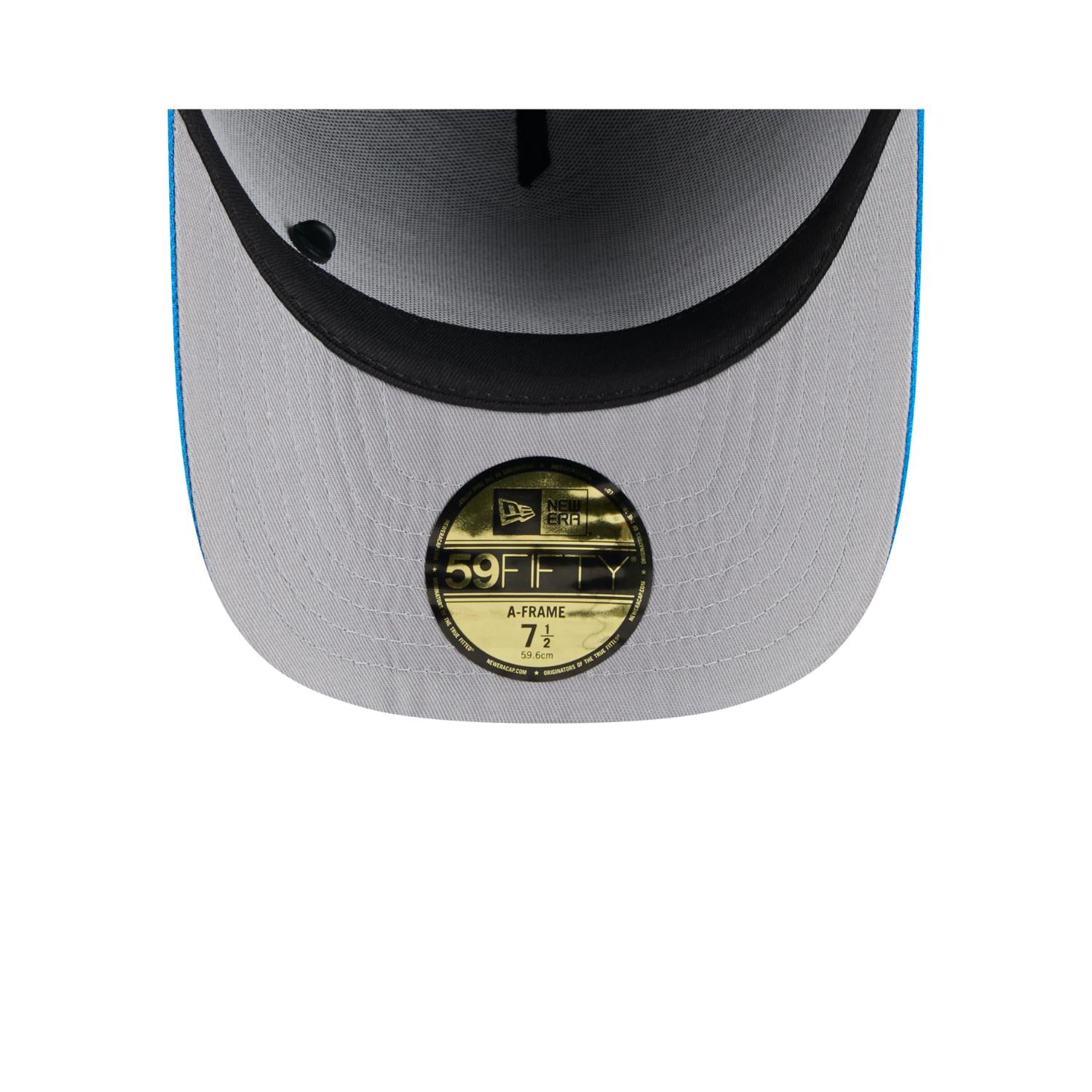 Detroit Lions New Era 2025 NFL Draft 59FIFTY A-FRAME Cap Schwarz