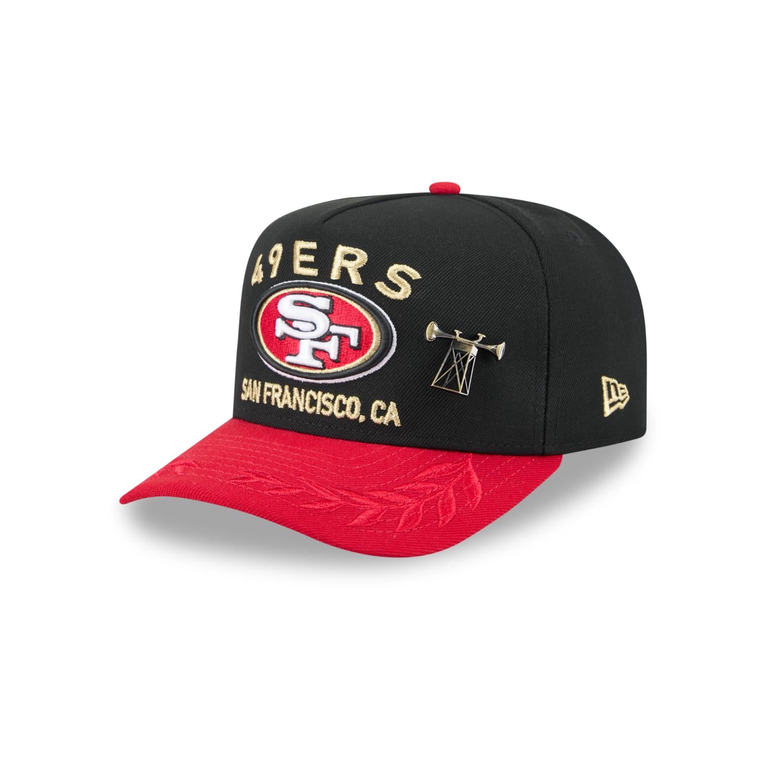 San Francisco 49ers New Era 2025 NFL Draft 59FIFTY A-FRAME Cap Schwarz