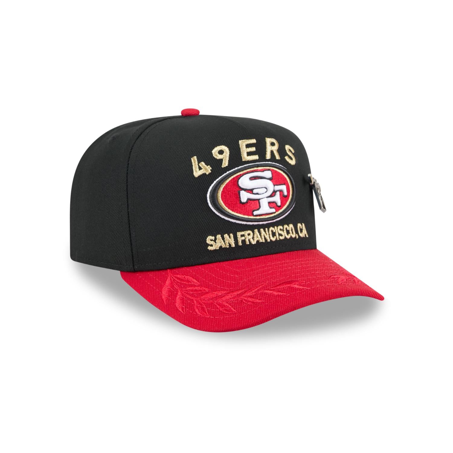 San Francisco 49ers New Era 2025 NFL Draft 59FIFTY A-FRAME Cap Schwarz