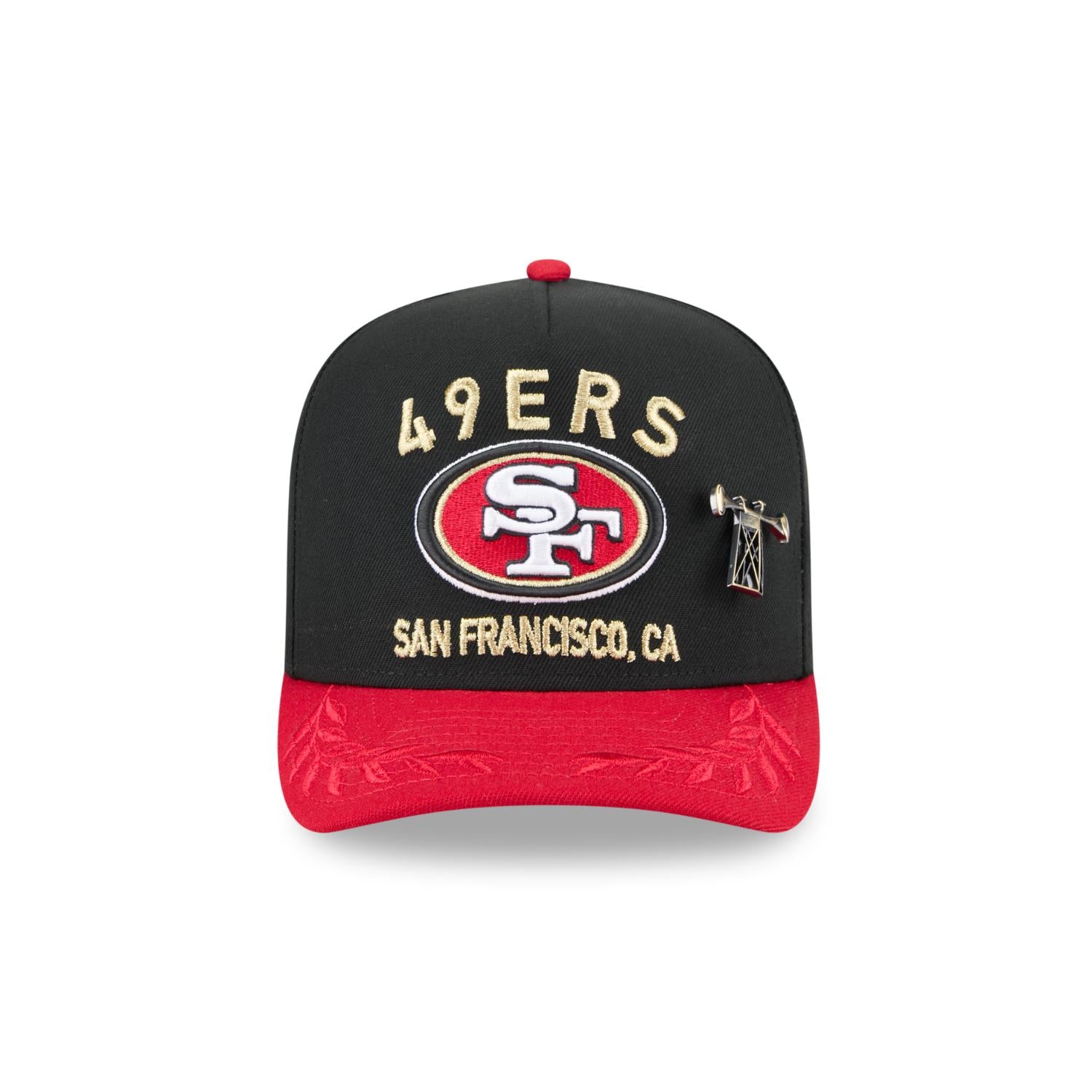 San Francisco 49ers New Era 2025 NFL Draft 59FIFTY A-FRAME Cap Schwarz