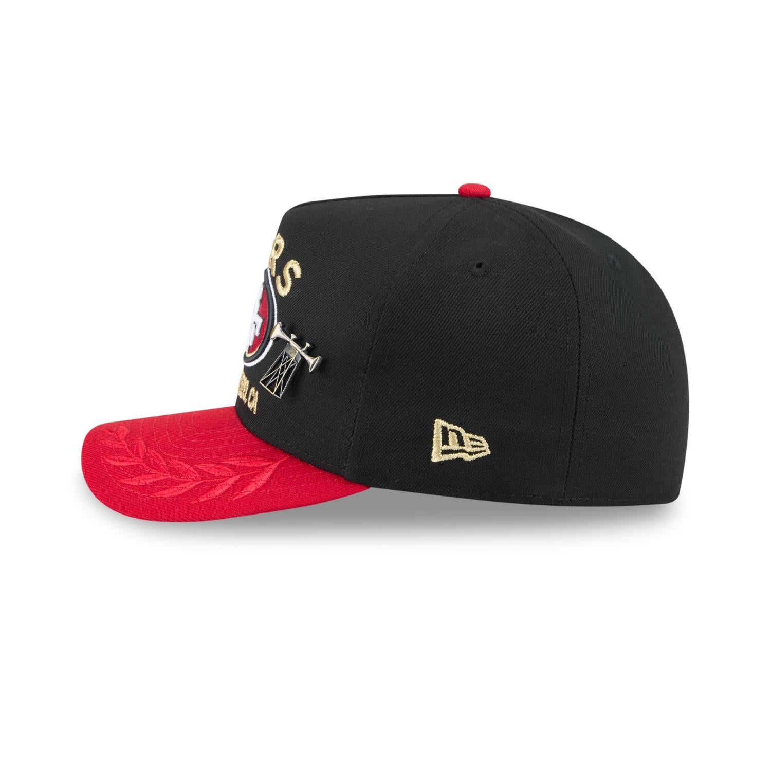 San Francisco 49ers New Era 2025 NFL Draft 59FIFTY A-FRAME Cap Schwarz