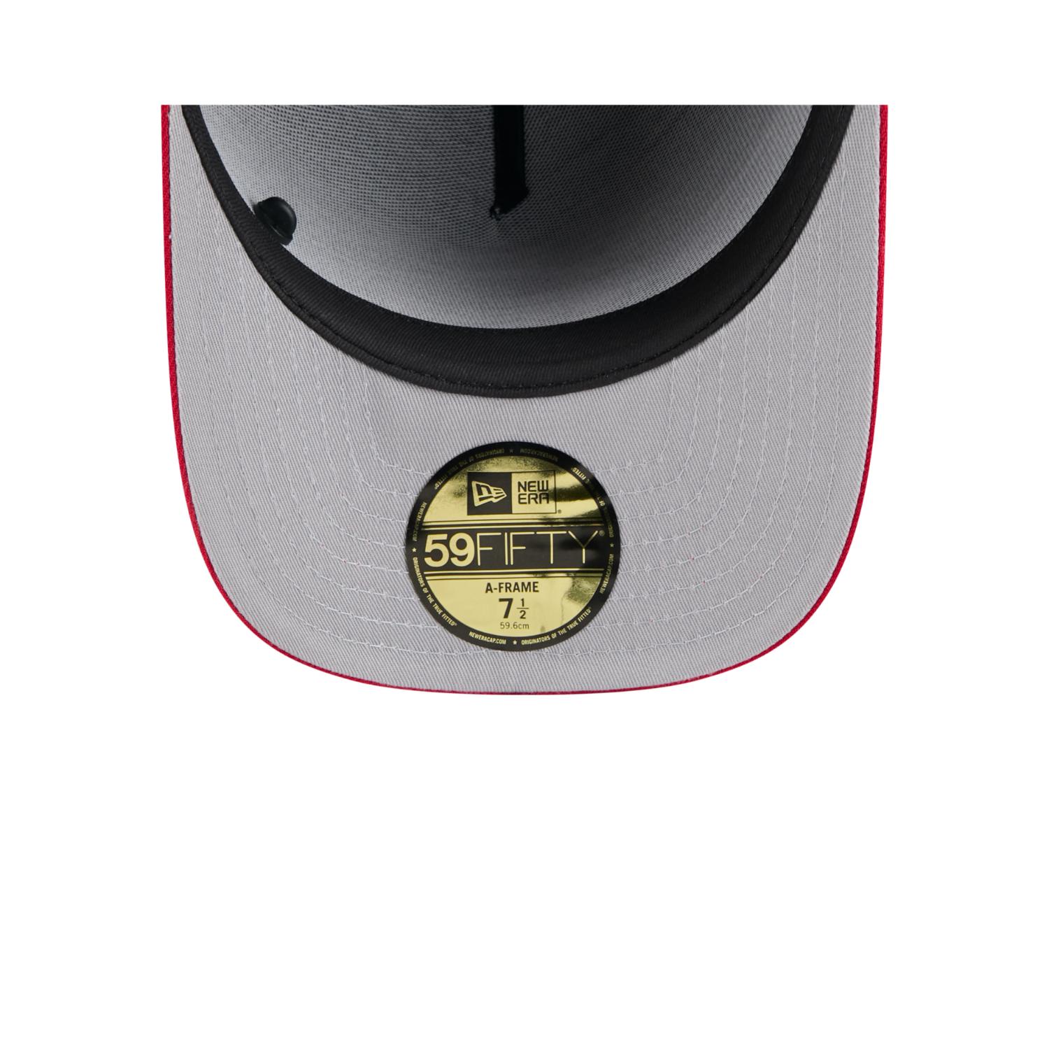 San Francisco 49ers New Era 2025 NFL Draft 59FIFTY A-FRAME Cap Schwarz