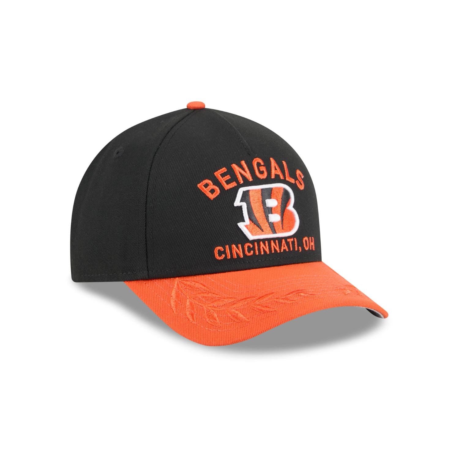 Cincinnati Bengals 2025 NFL Draft 9FORTY M-Crown A-Frame Snapback Cap Schwarz