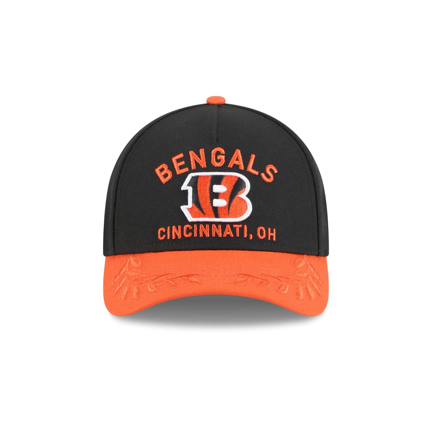 Cincinnati Bengals 2025 NFL Draft 9FORTY M-Crown A-Frame Snapback Cap Schwarz