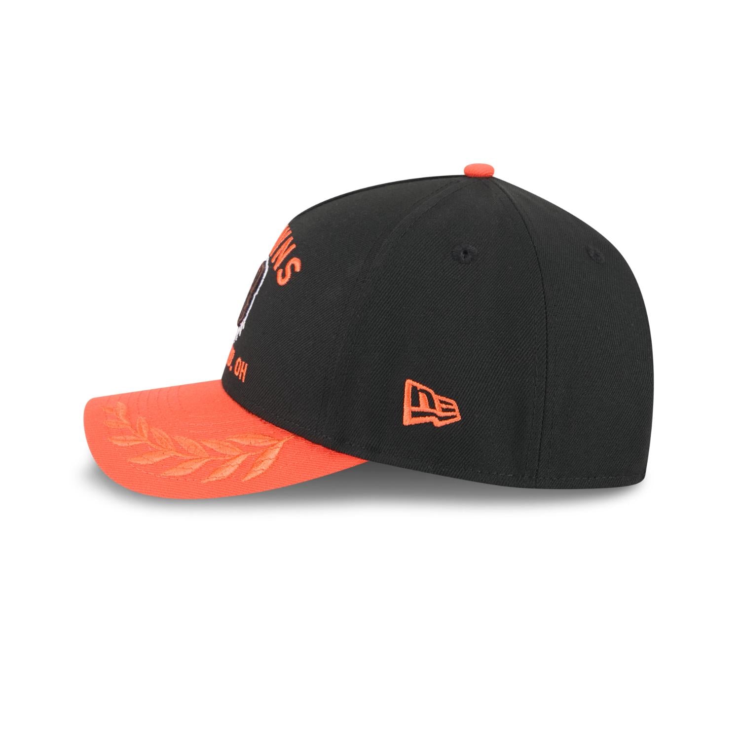 Cleveland Browns 2025 NFL Draft 9FORTY M-Crown A-Frame Snapback Cap Schwarz