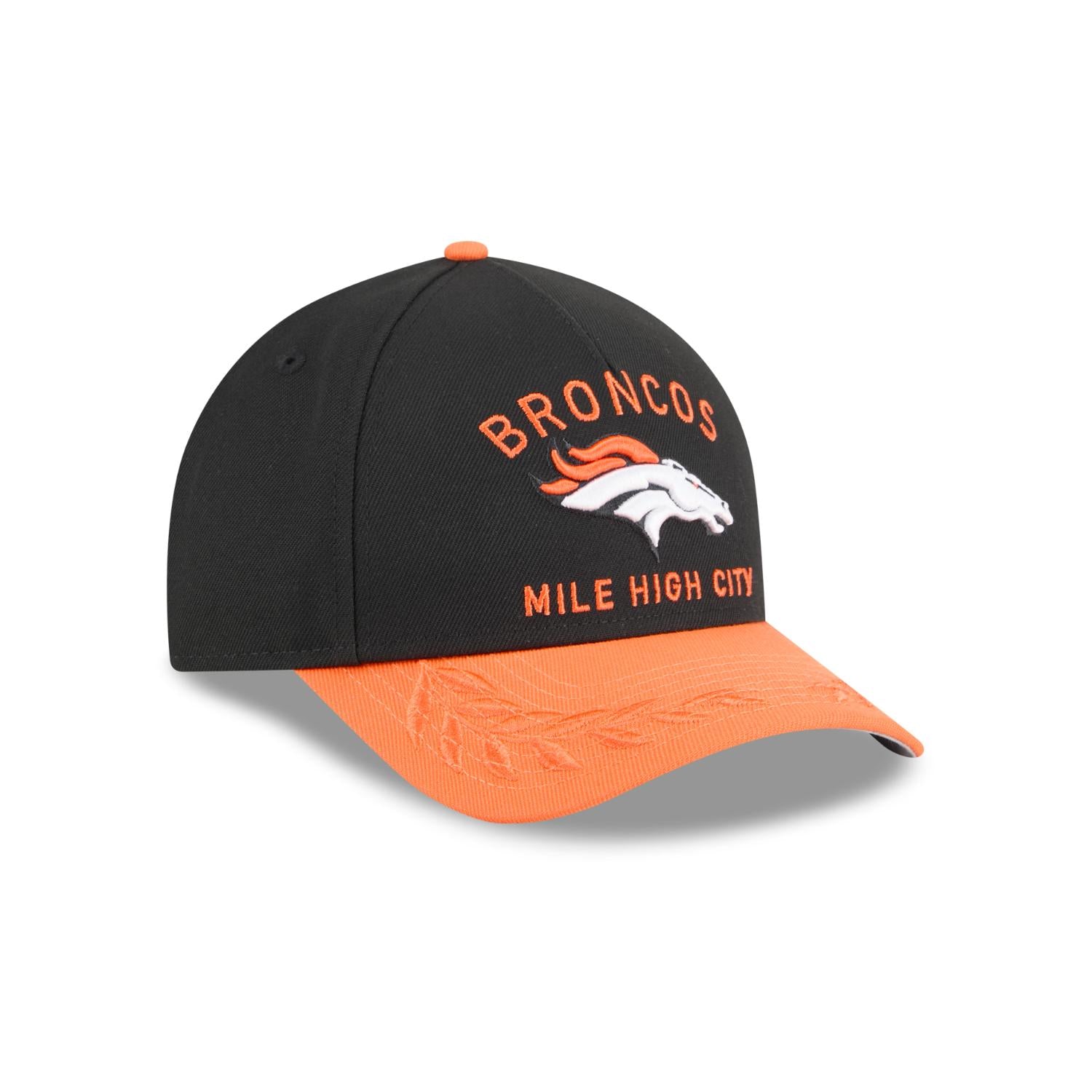 Denver Broncos 2025 NFL Draft 9FORTY M-Crown A-Frame Snapback Cap Schwarz